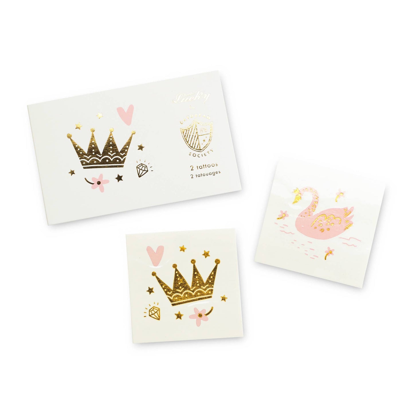 Sweet Princess Temporary Tattoos - 2 Pk.