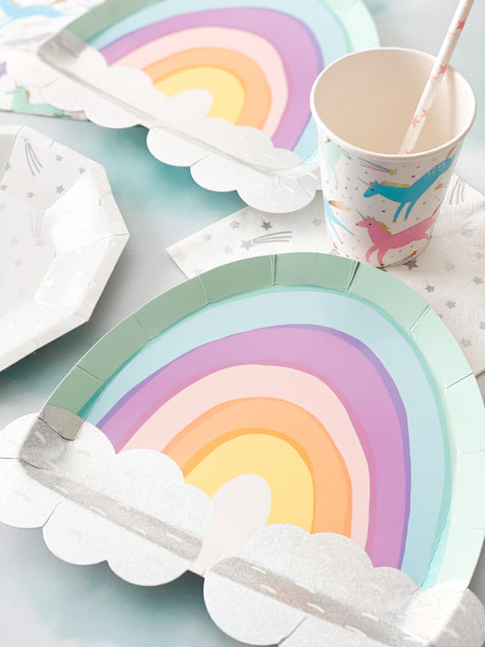 Over the rainbow plates