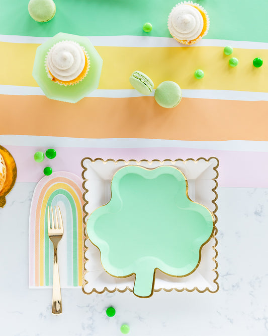 Pastel Clover Plate