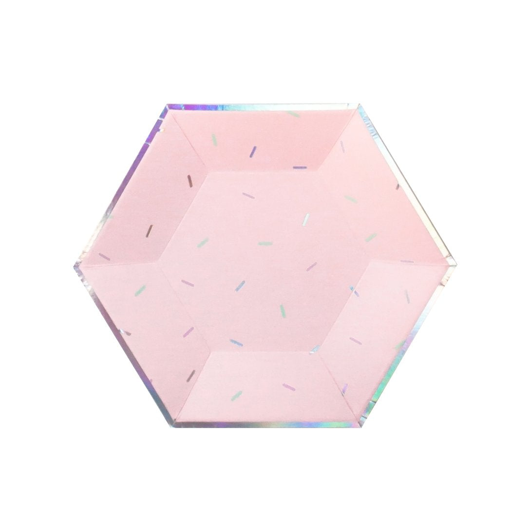 Sprinkles - Pastel Small Paper Plates