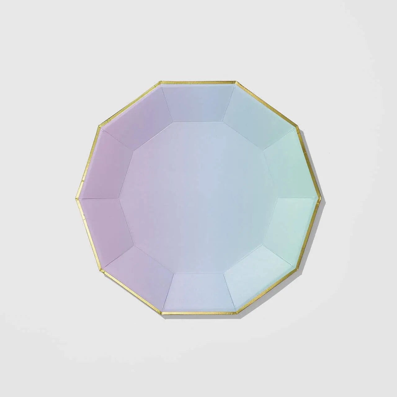 Yes Way, Ombre Large Plates (10 Count)