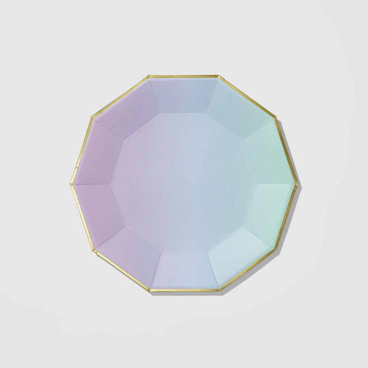 Yes Way, Ombre Large Plates (10 Count)