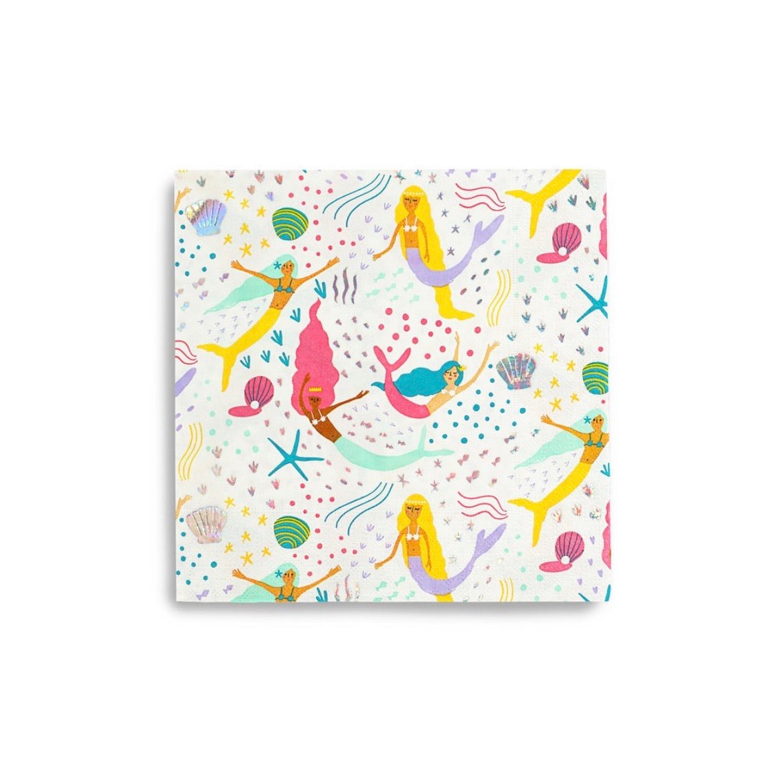 Mermaids Under the Sea Large Napkins