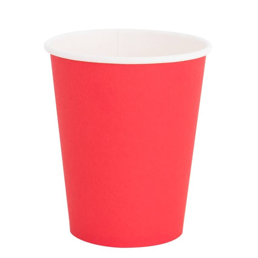Red 8oz Cups