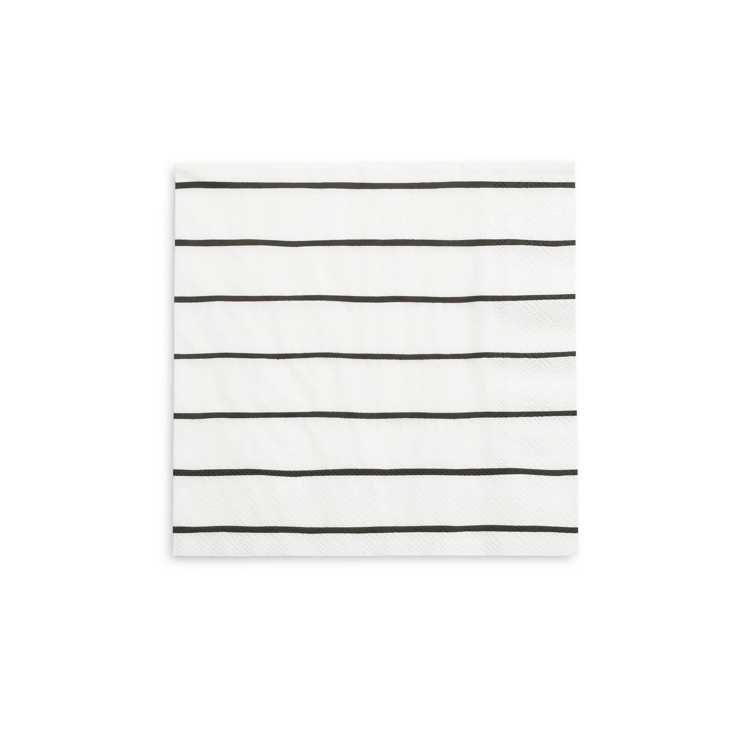 Frenchie Striped Large Napkins Ink