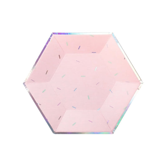 Sprinkles - Pastel Small Paper Plates