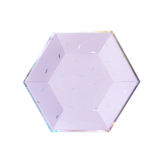 Sprinkles - Pastel Small Paper Plates