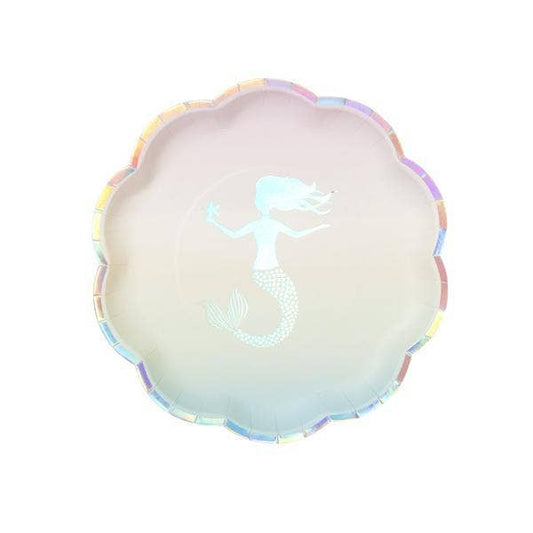 We Heart Mermaids Paper Plates