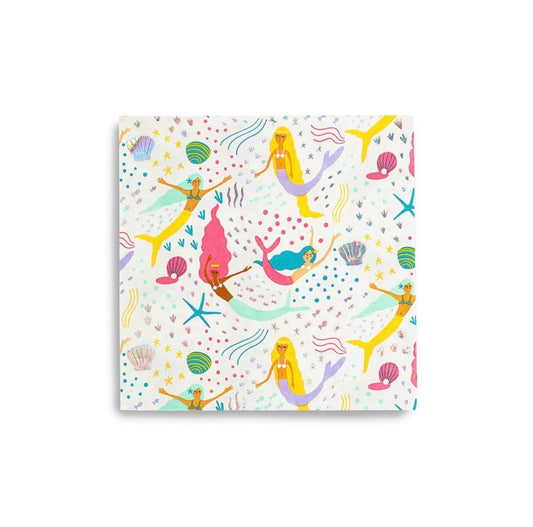 Mermaids Under the Sea Large Napkins