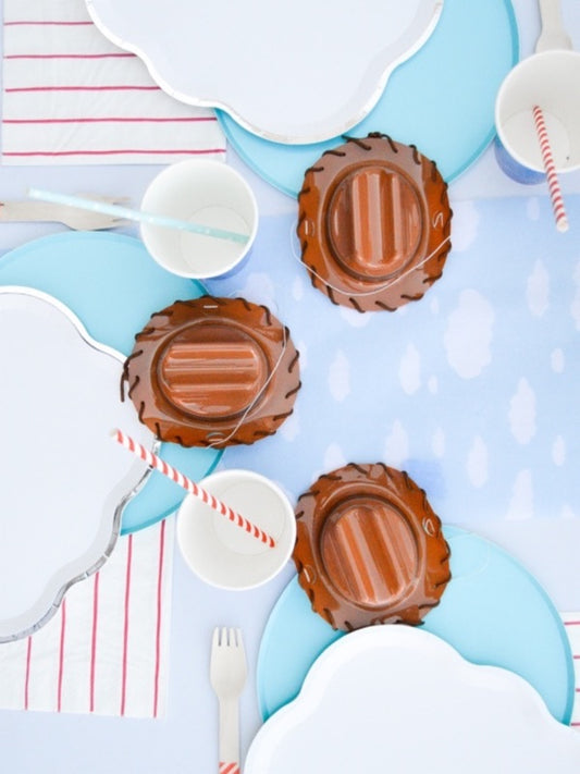 Sky Blue 9 inch Plates