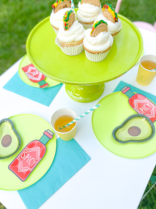 Spicy Bottle Canapé Plates