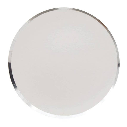 Silver Large Round Plates